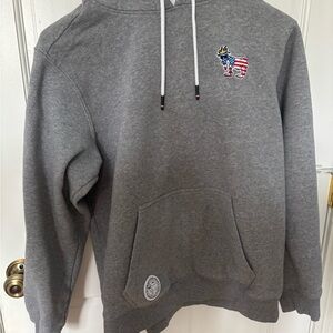GOAT USA Hoodie - Grey USA Model